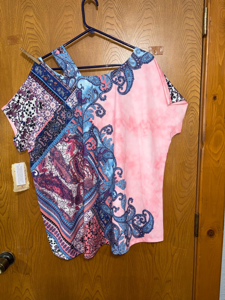 One World Pink Tie-Dye Tunic Oversized — image 4 of 7